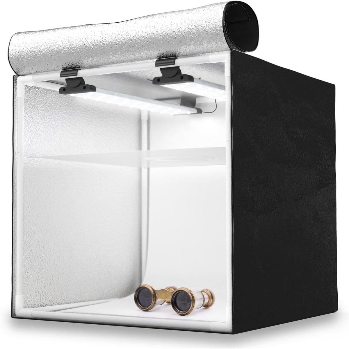 Fotostudio – Lichtbak – Fototent – Lichttent – Softbox – 40 x 40 x 40 cm – 13.000 Lumen – Anti-glans Systeem