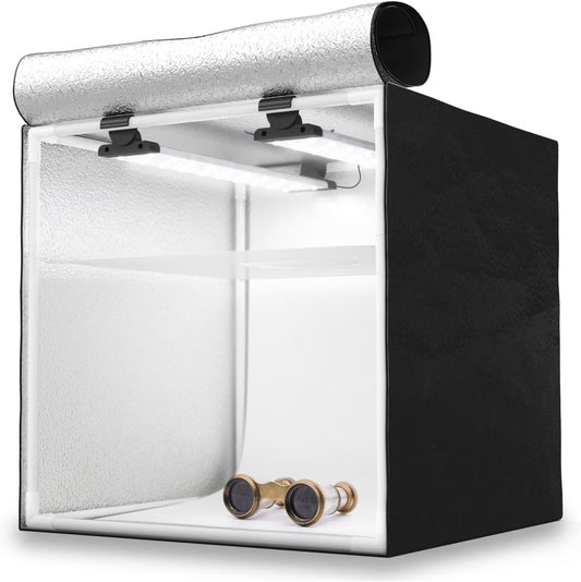Fotostudio – Lichtbak – Fototent – Lichttent – Softbox – 40 x 40 x 40 cm – 13.000 Lumen – Anti-glans Systeem