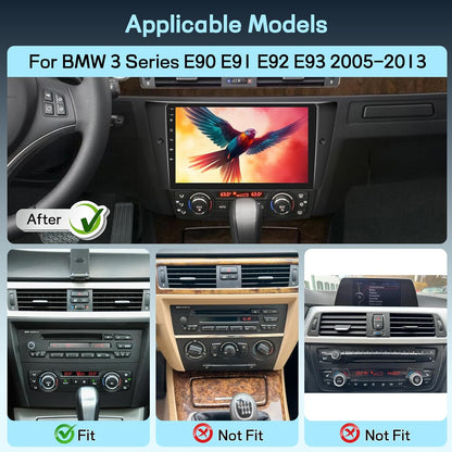 Android Autoradio – Multimedia Systeem – Navigatie Unit – Touchscreen Radio – 9 Inch – 8-Core Qualcomm Processor – Draadloze CarPlay & Android Auto