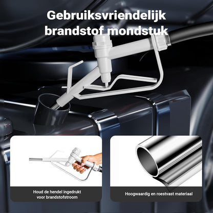 Mobiel tanksysteem – Mobiele brandstoftank – Draagbare brandstoftank – Mobiel benzinestation – Brandstofcontainer – 60 liter inhoud – 12 V pomp 75 W