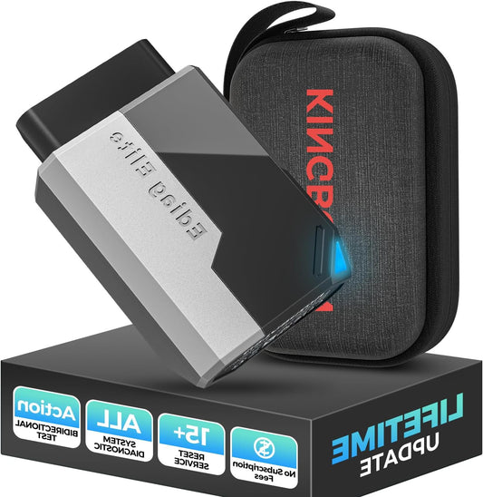 OBD2 Scanner – Diagnose Tool – Auto Scanner – Autodiagnose App – Bluetooth Scanner – Tweerichtingscontrole – 15+ Resetfuncties – Bluetooth 5.2 Verbinding