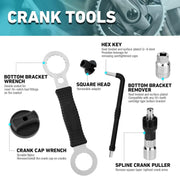 Fietsreparatieset - 41-delige Fietsgereedschappen - Multifunctioneel Fietsaccessoires - met Koffer - Geschikt voor Fietsreparatie - Routinereparatie - Thuis - DIY-reparatie - Blauw