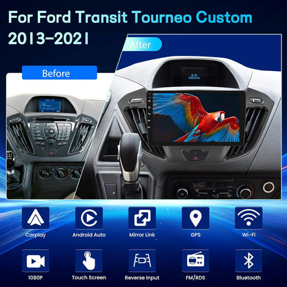 Upgrade Autoradio – Android Headunit – Multimedia Radio – Navigatiesysteem – Touchscreen Stereo – 9 Inch Display – Wireless CarPlay & Android Auto – GPS Navigatie & WiFi