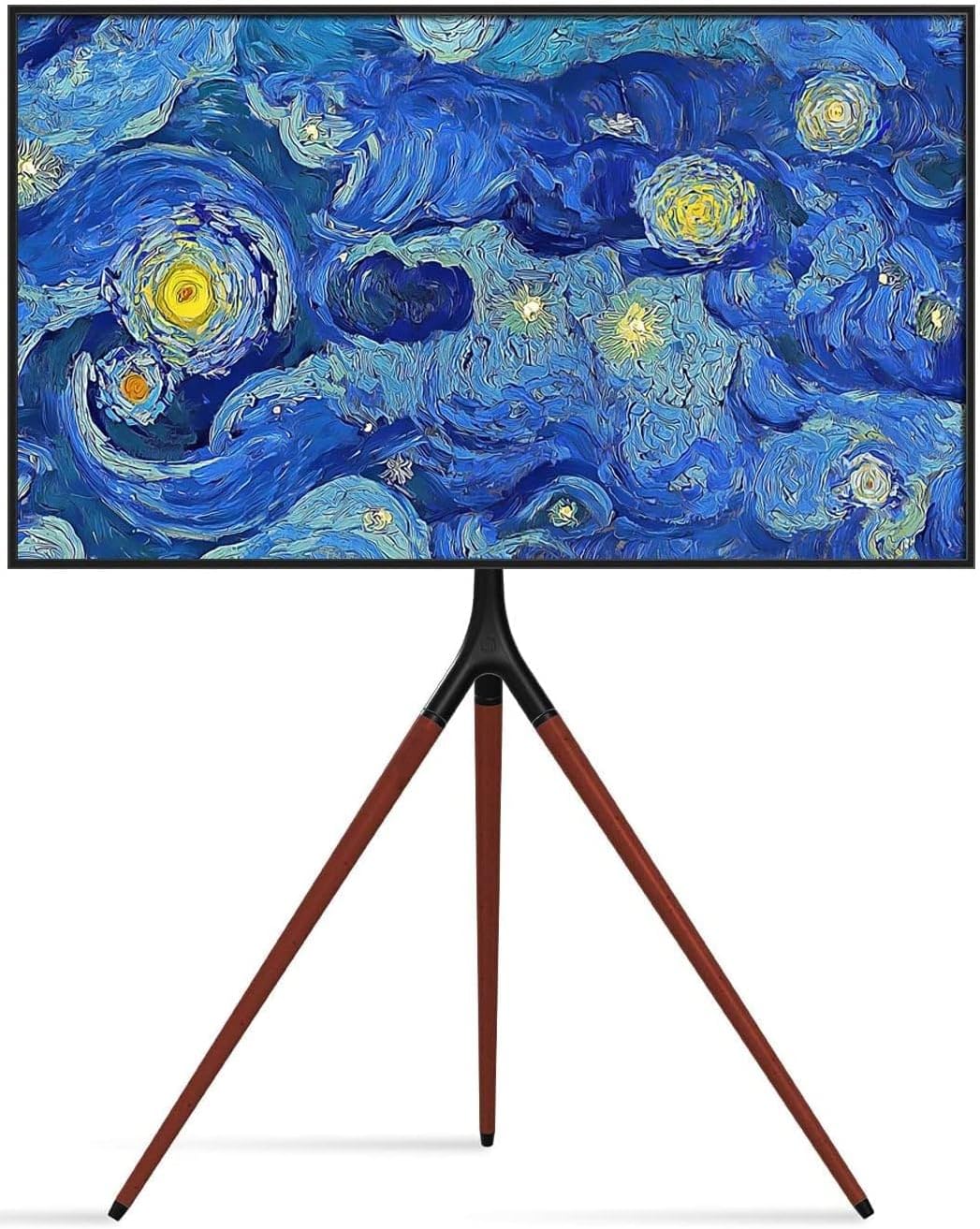 Techly 105209 Stand Tripod voor LCD/LED/Plasma-TV 45-65 inch notenhout donker