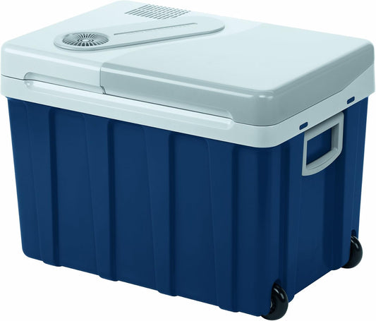 MOBICOOL W40 Koelbox met wieltjes, elektrisch, 39 liter, 12 V, 24 V, 230 V, voor auto, vrachtwagen, boot, camper en stopcontact