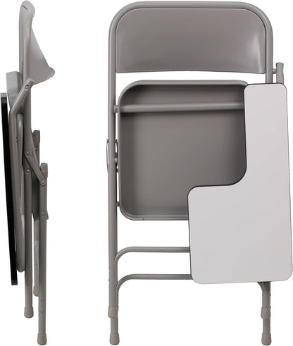 Flash Meubels Premium Staal Vouwstoel met Links Handed Tablet Arm