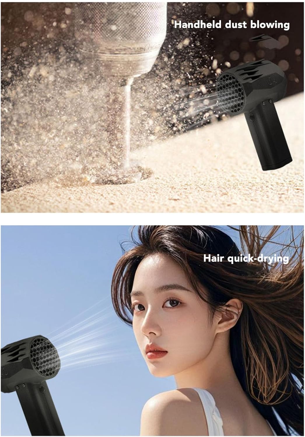 Jet Dryer Blower Met 64mm Duct Fan Voor Auto’s En Outdoor Activiteiten Krachtige 4000mAh Brushless Motor 1400g Stuwkracht 240km/h Windsnelheid Lichtgewicht Ontwerp Voor Professioneel Gebruik