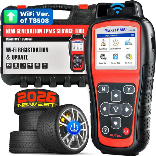 TPMS Programmeertool – TPMS Diagnosetool – Bandenspanningssensor Tester – TPMS Resetapparaat – MX Sensor Programmeren – Draadloze Wi-Fi Updates – Automatische & OBD Leerfuncties - QUORE