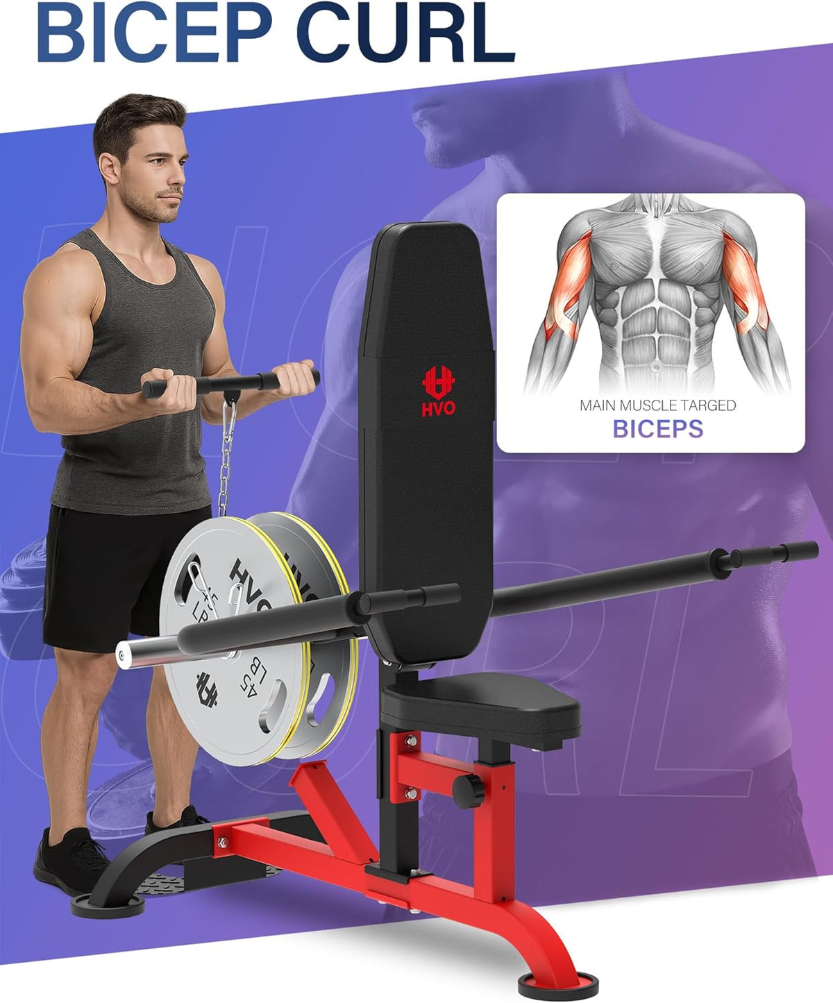 HVO Triceps machine dip machine seated triceps: triceps biceps training device tricep trainer for home sitting triceps printing machine seated tricep dip machine for strength training device - QUORE