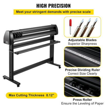 Vinyl Snijplotter – Snijmachine – Plotter – Vinyl Cutter – Beletteringsplotter – 1350 mm Invoerbreedte – ±0,01 mm Snijprecisie