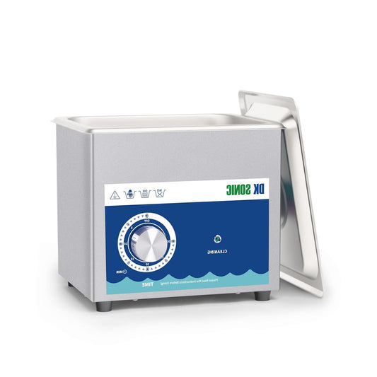 Ultrasone Reiniger – Sieradenreiniger – Brillenreiniger – Horlogereiniger – Muntenreiniger – 1,5 Liter – Roestvrijstalen Tank – 60W Ultrasoonvermogen - QUORE