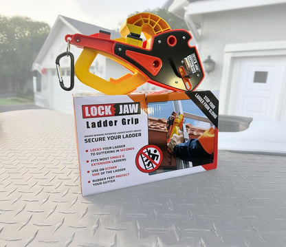 Lock Jaw Ladder Grip - Ladder Veiligheidsclip - Voel u veilig op uw ladders en klim veiliger (Enkelvoudige Eenheid) (Verpakking van 1)