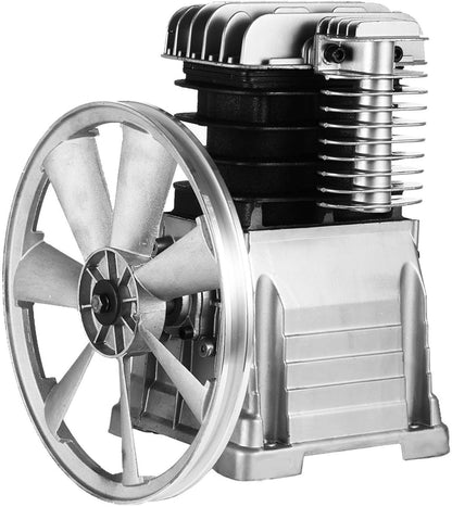 Luchtcompressorkop – Compressorpomp – Persluchtpomp – Zuigercompressor – Cilinderkop – 3 pk Vermogen – Robuuste Aluminium Behuizing