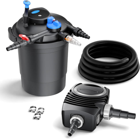 SunSun CPF-10000 set tot 12.000 l UVC 11 W NEO6000 pomp slang vijverfilterset