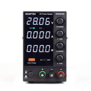 Wanptek - Power supply - Inverter - Adjustable voltage regulator 30V - 10 - 300W - 4-digit white display - For telephone repair - Laboratory bench power supply - Black