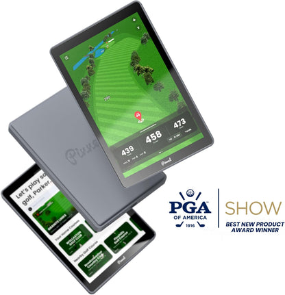 Pinned Golf Het Caddie draagbare golf GPS-apparaat - in zonlicht leesbaar 8 inch scherm, 45.000+ banen, waterdicht, touchscreen golf GPS-handheld met geavanceerde analyse, geen kosten