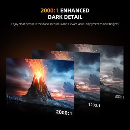 UPERFECT Portable Monitor 4K 23.8" QLED | 400 Nits 24" Large Monitor | 3840 * 2160 UHD 100% DCI-P3 | 1MS FreeSync | USB-C & HDMI | VESA & Stand | Second Screen for Laptop, Mini PC, Game Consoles - QUORE