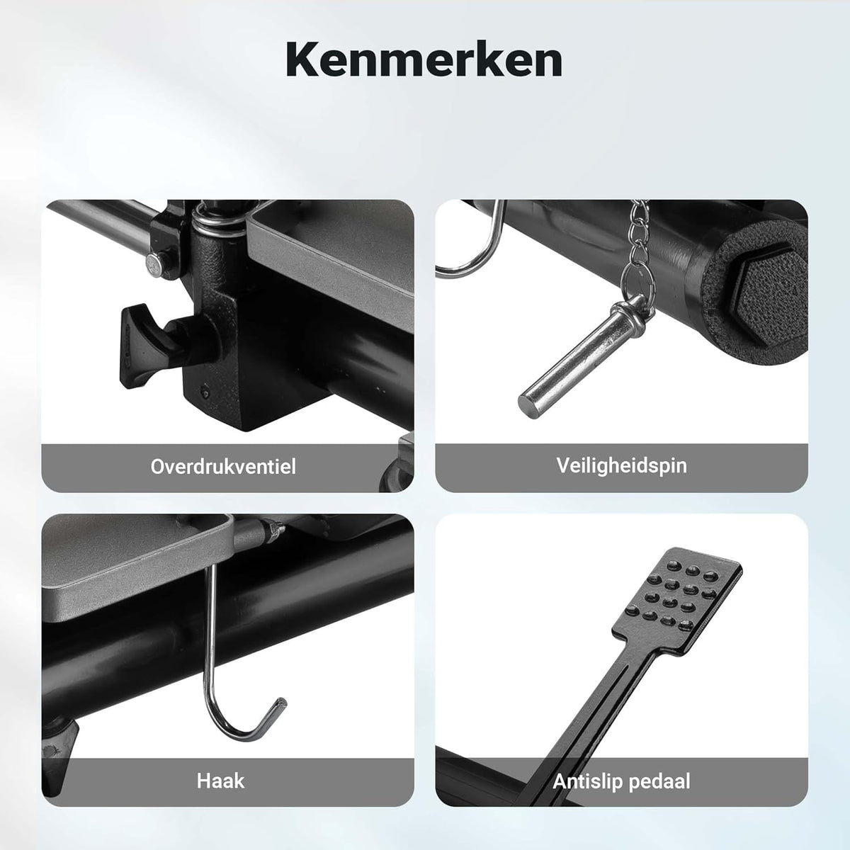 Wiltec rangeerhulp 2x autokrik tot 680 kg draagvermogen per krik, hydraulische krik voor 30 cm bandbreedte