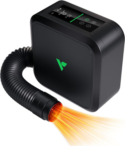 VIVOSUN AeroFlux Smart Grow Tent Heater, 700 W PTC Heater with Thermostat, VPD Monitoring, App Control, Overheat Protection and Extension Hose for Grow Tents, Rooms and Greenhouses - QUORE