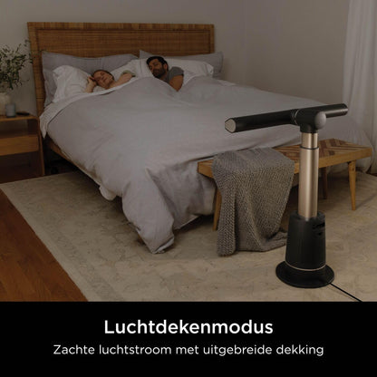 Shark TurboBlade Bladeless Tower Fan, hoge snelheid in meerdere richtingen, projecteert lucht tot 20 meter, stil, 10 snelheden, draaien, 180° oscillatie, afstandsbediening, timer, Houtskool TF200SEU