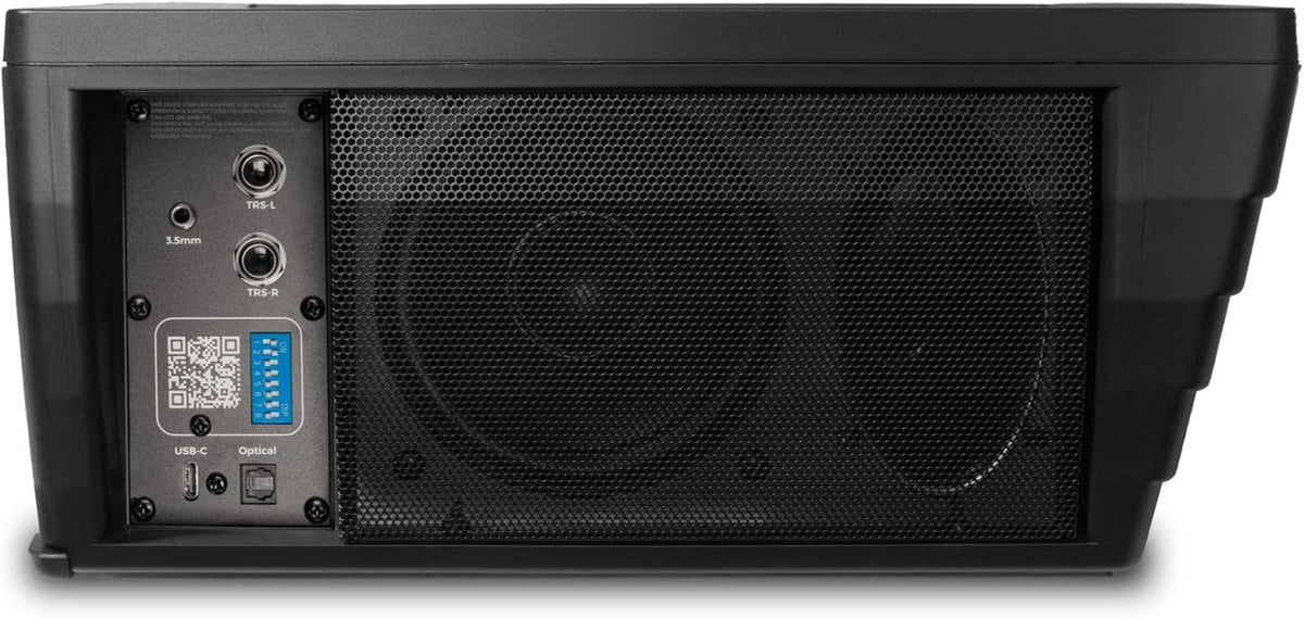 Kali Audio IN-UNF, Ultra Nearfield Monitoring System, nieuw luidsprekersysteem, desktopomgevingen, afmetingen subwoofer: 49,4 x 15,8 x 13,3 cm, zwart