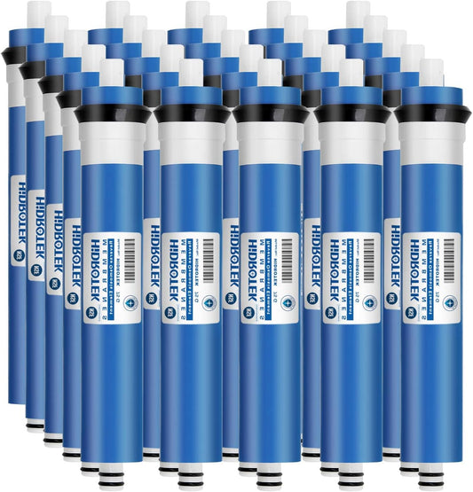 Geekpure 75 GPD Reverse Osmosis RO Membrane Replacement -NSF Certified (Pack of 25) - QUORE
