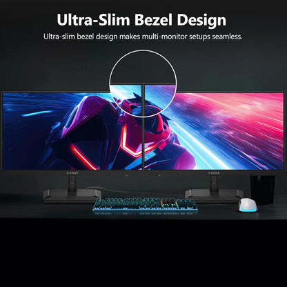 Z-Edge 27" IPS Gaming Monitor 260Hz(DP1.4×2), QHD (2560x1440), 1ms, FreeSync, 16:9 LED Monitor 2K, 144Hz (HDMI2.0×2), Adjustable Slope, 350cd/m², 8 bit, VESA 100x100mm (DP cable included)