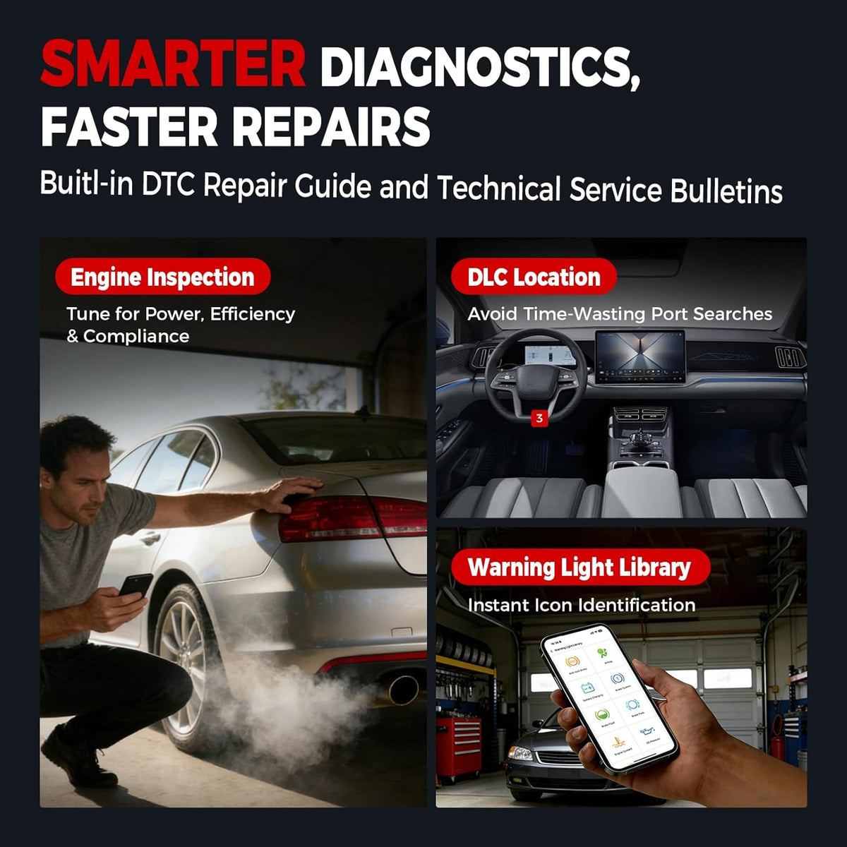 OBD2 Scanner – Diagnosetool – Autoscanner – Bluetooth Codelezer – Reset Scanner – 13+ Servicefuncties – Bluetooth 5.0 Verbinding