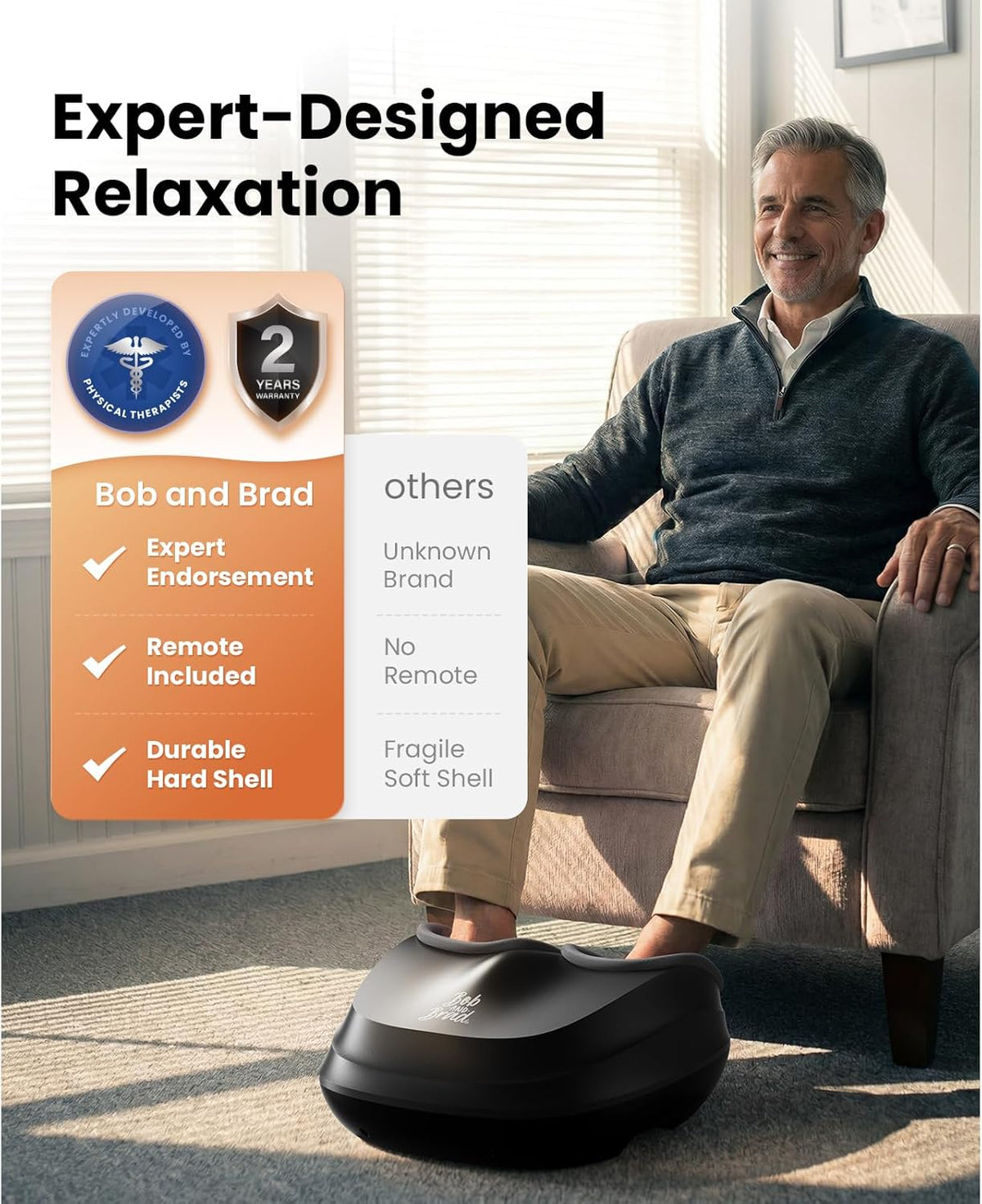Voetmassageapparaat Met Warmte – Voetmassager – Shiatsu Voetmassage – Elektrisch Voetmassageapparaat – Massageapparaat Voor Voeten – Geschikt Voor EU-Maat 45 – 2 Warmtestanden