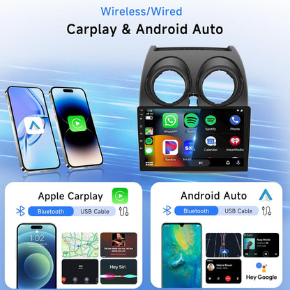 <font dir="auto" style="vertical-align: inherit;"><font dir="auto" style="vertical-align: inherit;">        2G+64G Car Radio Android 13 for Nissan Qashqai 2006-2016, 9 Inch HD Touchscreen Car Stereo with Wireless Carplay Android Auto GPS Wi-Fi USB Bluetoo