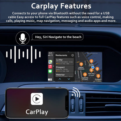 Draadloze Carplay Adapter – Carplay Dongle – Bluetooth Interface – Handsfree Module – Spiegel Link Apparaat – Compatibel Met Mercedes NTG4.5 – Siri Spraakbesturing – Plug & Play USB Aansluiting