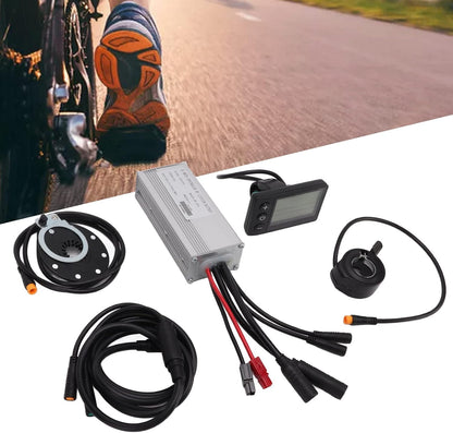 Topyond Bikes Motor Controller,Electric Bikess Modification Kit Waterproof 22A Controller S866 LCD Electric Bikes Conversion Kit for 500W Motor