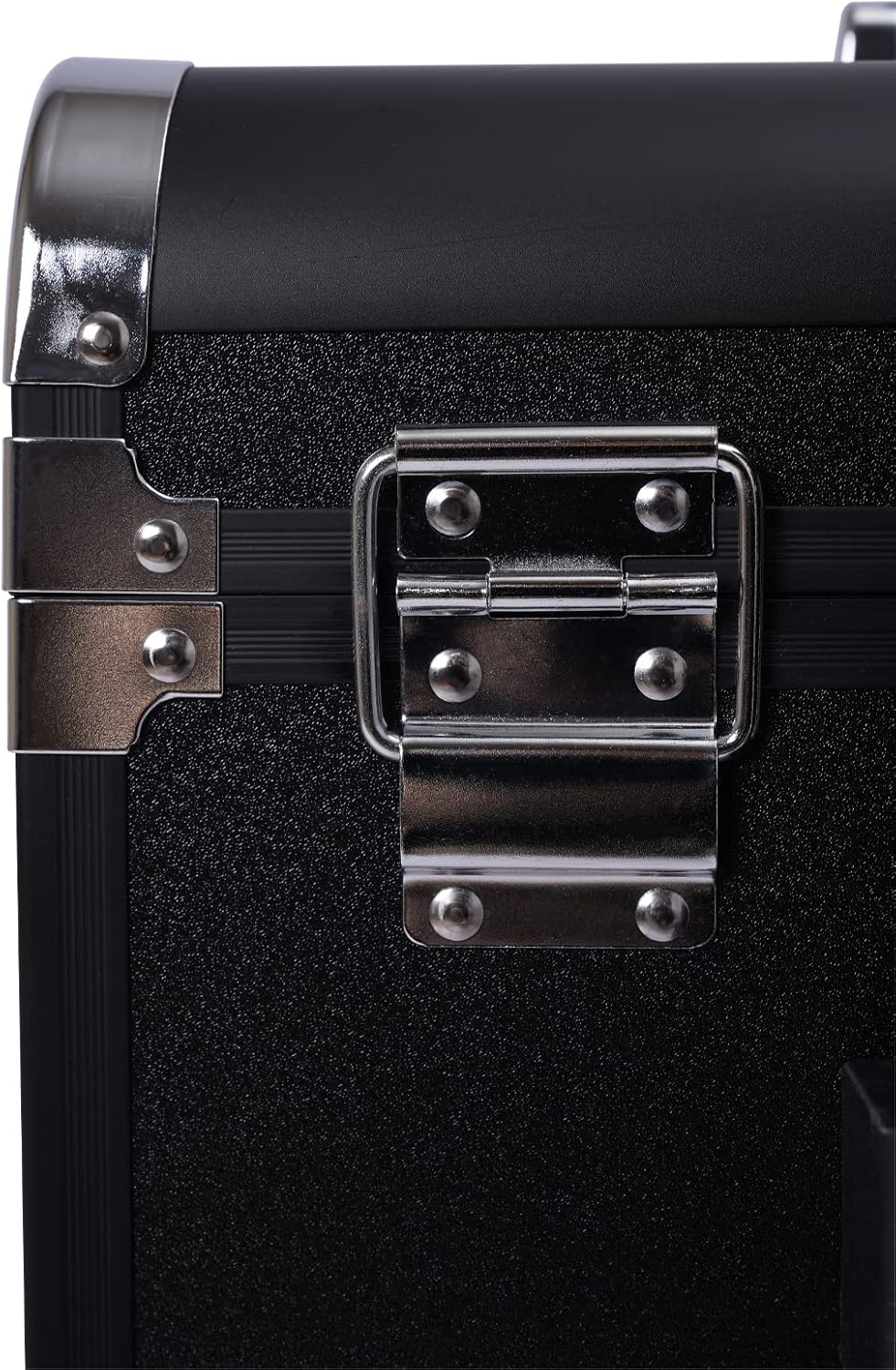 OUKANING Cosmetic Case Trolley 40 Compartments + 2 Drawers 50 kg Load Capacity 4 Universal Wheels & Locks for Make-Up Hairdressing Supplies Low Noise, Black, modern - QUORE