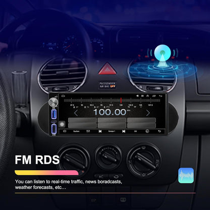 Android autoradio met GPS-navigatie, HD-scherm, touch-display met Carplay Canbus autoradio, vervanging voor Audi Q3 A1 8X 8U 2011-2018, 8U1035670D 8XA035193A
