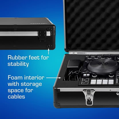 Analog Cases UNISON-koffer voor Native Instruments Traktor Kontrol S4, transportkoffer DJ (lichte en stabiele transporttas, maximale bescherming, DJ-koffer met het hoogste draagcomfort) Zwart