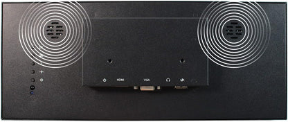 Portable Monitor – Draagbaar Scherm – Extra Laptop Scherm – Breedbeeld LCD – USB VGA Monitor – 12,3 Inch IPS Scherm – 600 Nit Helderheid – Metaal Behuizing Met Speakers