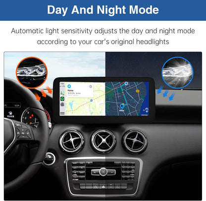 12,3 Inch Autoradio – Touchscreen Navi Systeem – Multimedia Speler – Auto Radio – Draadloos CarPlay Android Auto – HD Scherm 1920x720 – Plug & Play Installatie