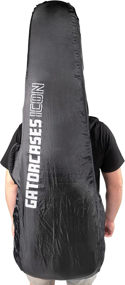 Gator Cases ICON serie Premium weerbestendige gigbag voor basgitaren met TSA bagageslot-vriendelijke ritstrekkers (G-ICONBASS)