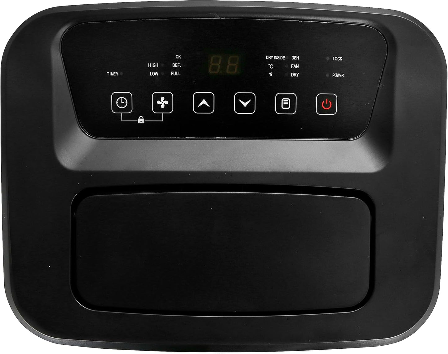 Emerio DH-129238 Luchtontvochtiger met R290, 30 l/dag, auto-stop wanneer vol, kamergrootte tot 60 m², led-display, timer, droogfunctie voor kleding, tegen vocht en schimmel, grote tank van 6 liter