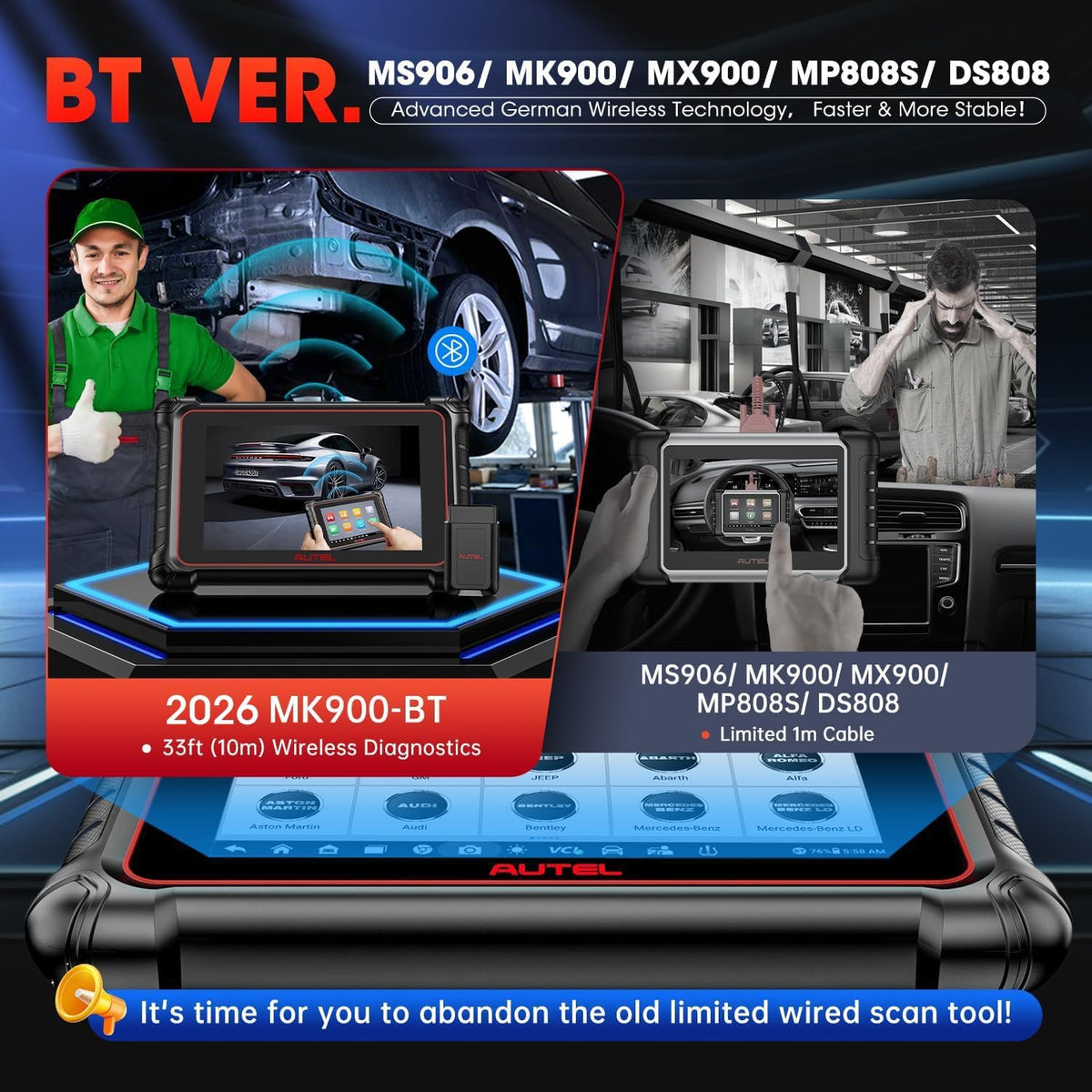 Autodiagnoseapparaat – Diagnose Scanner – OBD2 Tester – Scan Tool – Diagnosetool – 8 Inch HD Touchscreen – Bidirectionele Actieve Tests