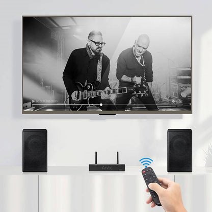 Arylic A30+ WiFi & Bluetooth 5.0 mini-stereo-versterkerbord, bluetooth-versterker en AirPlay-versterker 2.0 voor thuisaudio, multiroom digitale audio speaker Amp.