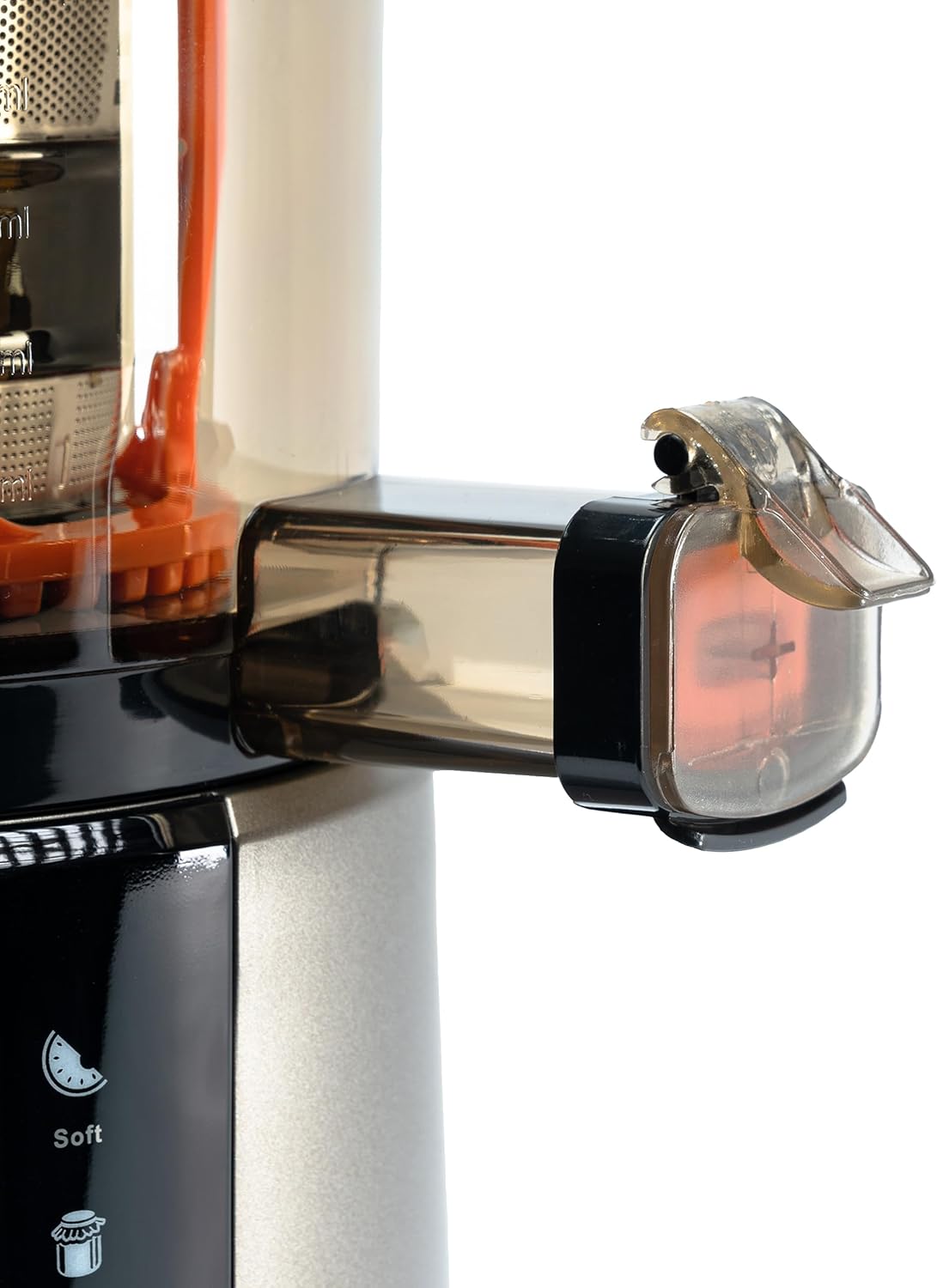 Sapcentrifuge – Slowjuicer – Sapmaker – Fruitpers – Juicer – Zilverkleurig – Digitaal Touchscreen – 3 Snelheden 45/50/55 TPM