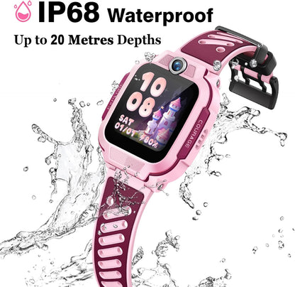 imoo Z3 Kinder Smartwatch – GPS Tracker Watch met HD Video Bellen (Wide-Angle Camera), SOS Noodknop, Ouderlijk Toezicht App, Klassenmodus, IPX8 Waterdicht 20m (Smart Watch for Kids)
