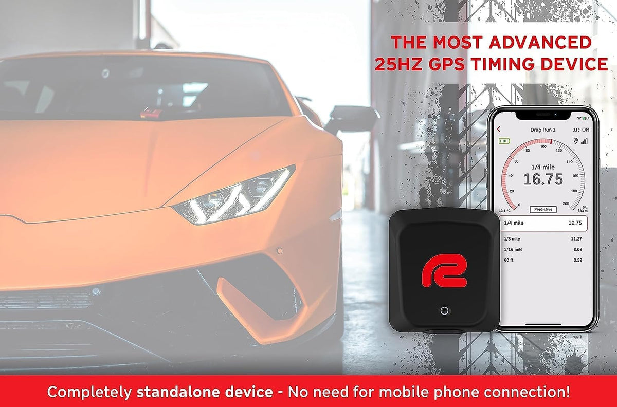 Mini S - 25 Hz GPS Lap Timer Drag Meter 0-100 Motorfiets Auto MTB Quad