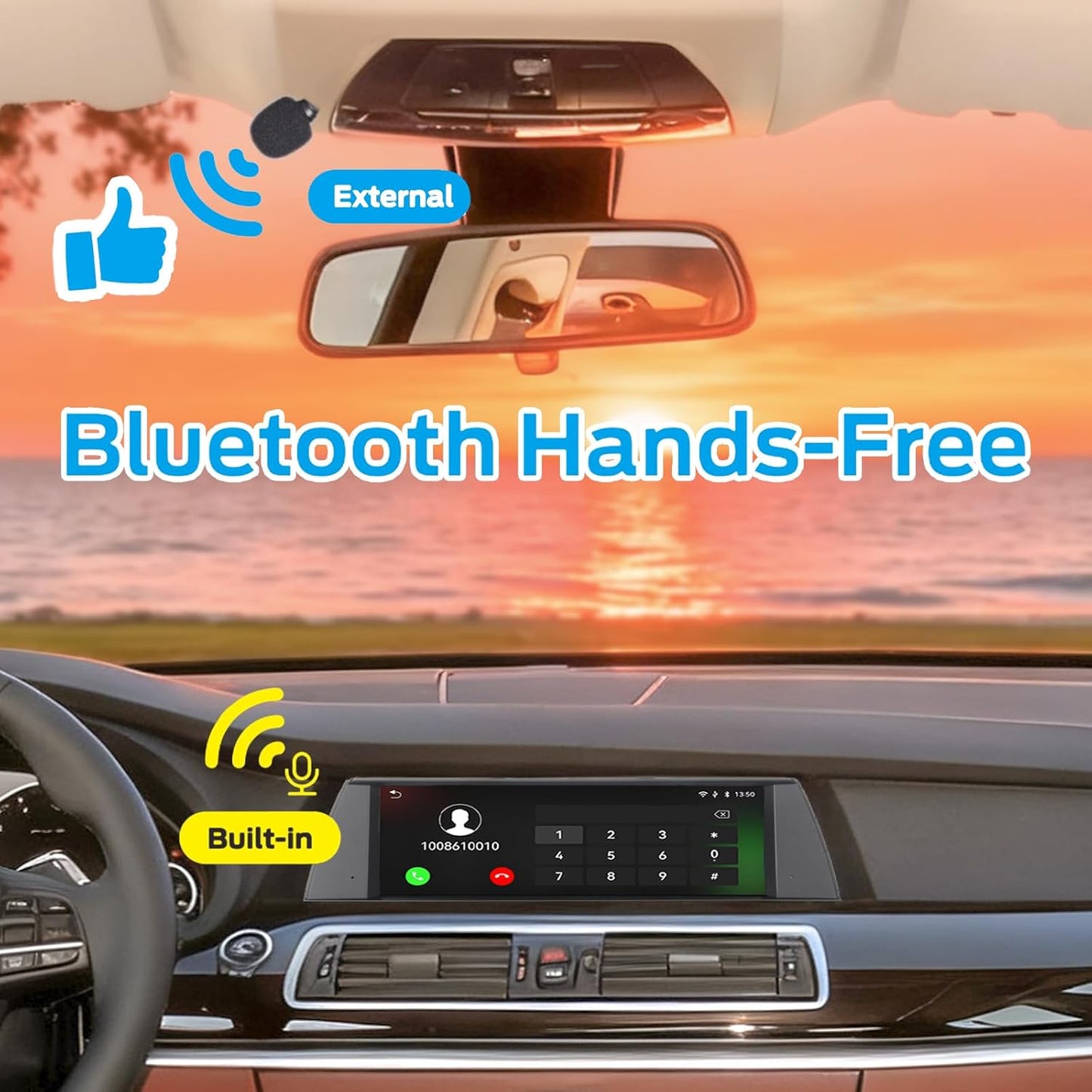 Autoradio – Auto Radio – Multimedia Radio – In-car Entertainment – Bluetooth Radio – Snelle Opstarttijd – Draadloze CarPlay & Android Auto