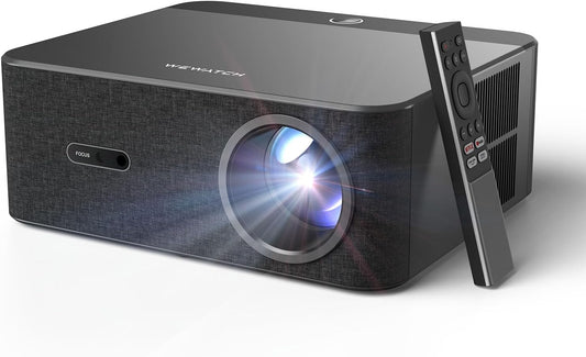 WEWATCH WP01 Smart Projector Full HD 1080P [Netflix & Dolby Audio] 700 lumen ISO met wifi/Bluetooth, automatische keystone-correctie en autofocus, thuisbioscoopprojector voor buiten