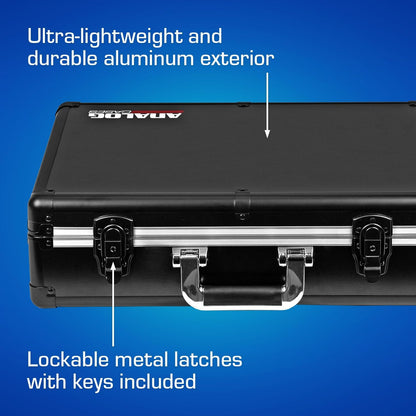 UNISON Tas voor Mackie ProFX12v3, beschermhoes (Hoogwaardige transportkoffer, met op maat gestanst schuim, lichtgewicht en robuust ontwerp, metalen sluitingen, ergonomische rubberen handgreep)