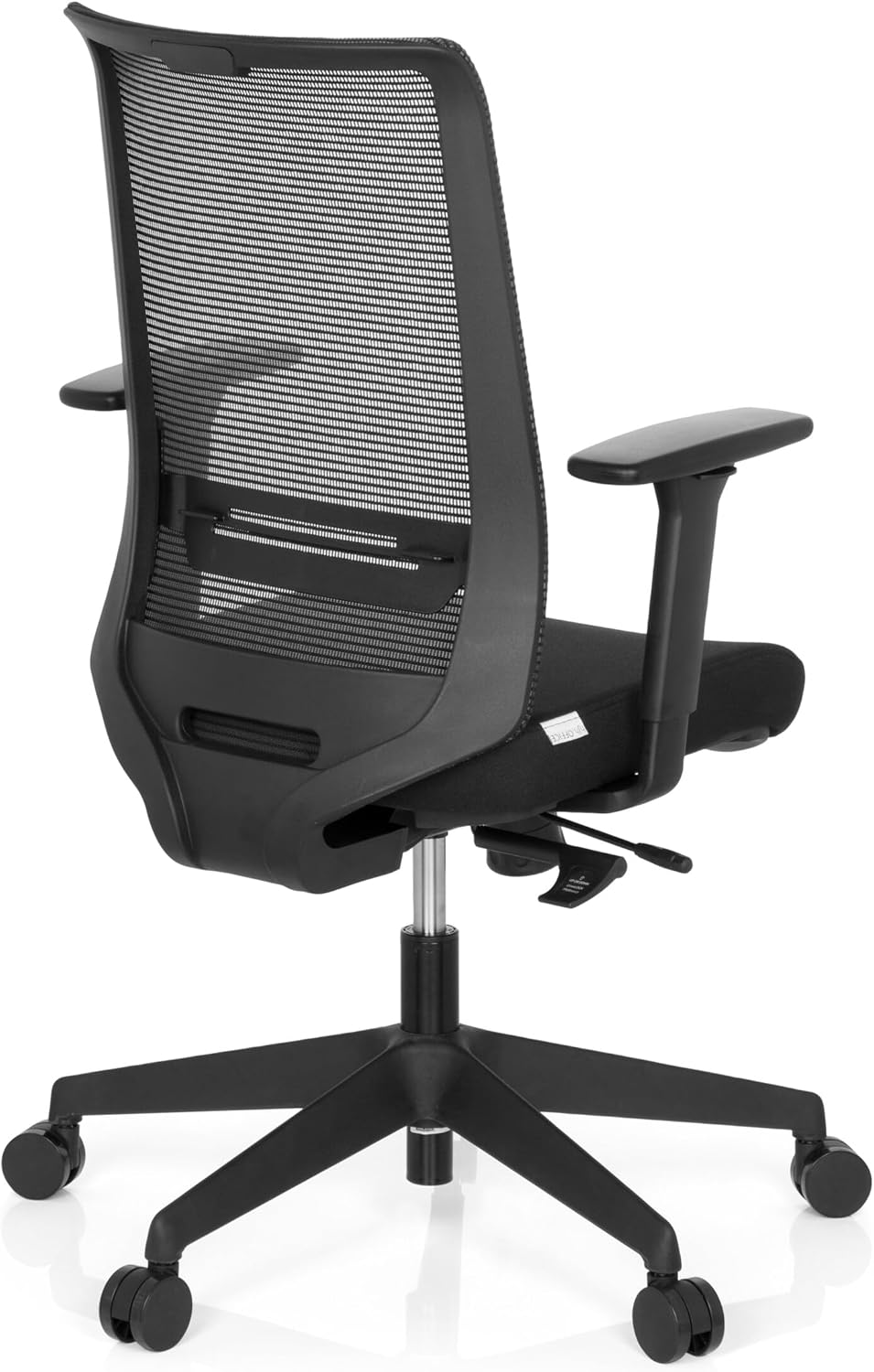 Ergonomische Bureaustoel – Bureaustoel Met Wieltjes – Kantoorstoel – Werkstoel – Computerstoel – Verstelbare Armleuningen – Ademend Mesh Rugleuning – Max. Draaggewicht 120 kg – Zwart