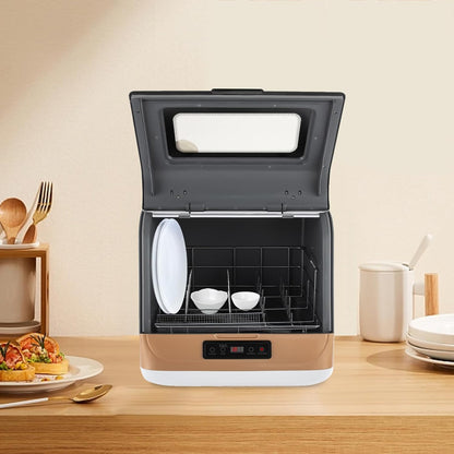Multifunctional table-dishwasher gold modern rectangular PP ABS stainless steel touch control 800W