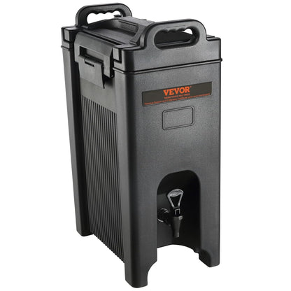 VEVOR Geïsoleerde drankdispenser, 5 gallon, Food-Grade LDPE warme en koude drankserver, Thermische drankdispenser koeler met 0,9 inch PU-laag tweetraps kraanhandvat, voor Restaurant Drankwinkel